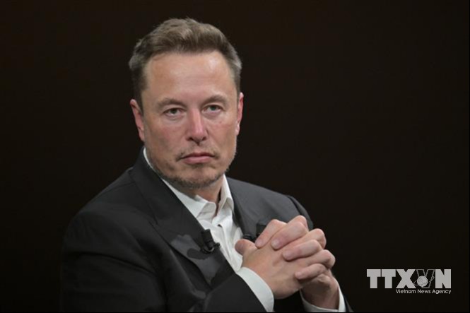 Tỷ phú Elon Musk kỳ vọng vào sự thành công của Starlink. (Ảnh: AFP/TTXVN) Media